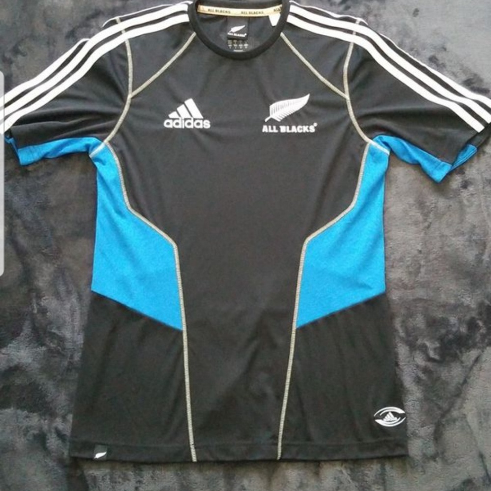 New Zealand All Blacks Rugby Practice Jersey Gem